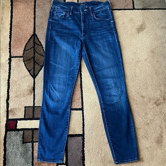 Mother High Waisted Looker Ankle - Stretchy Skinny Jeans (Size: 26) - Picture 9 of 12